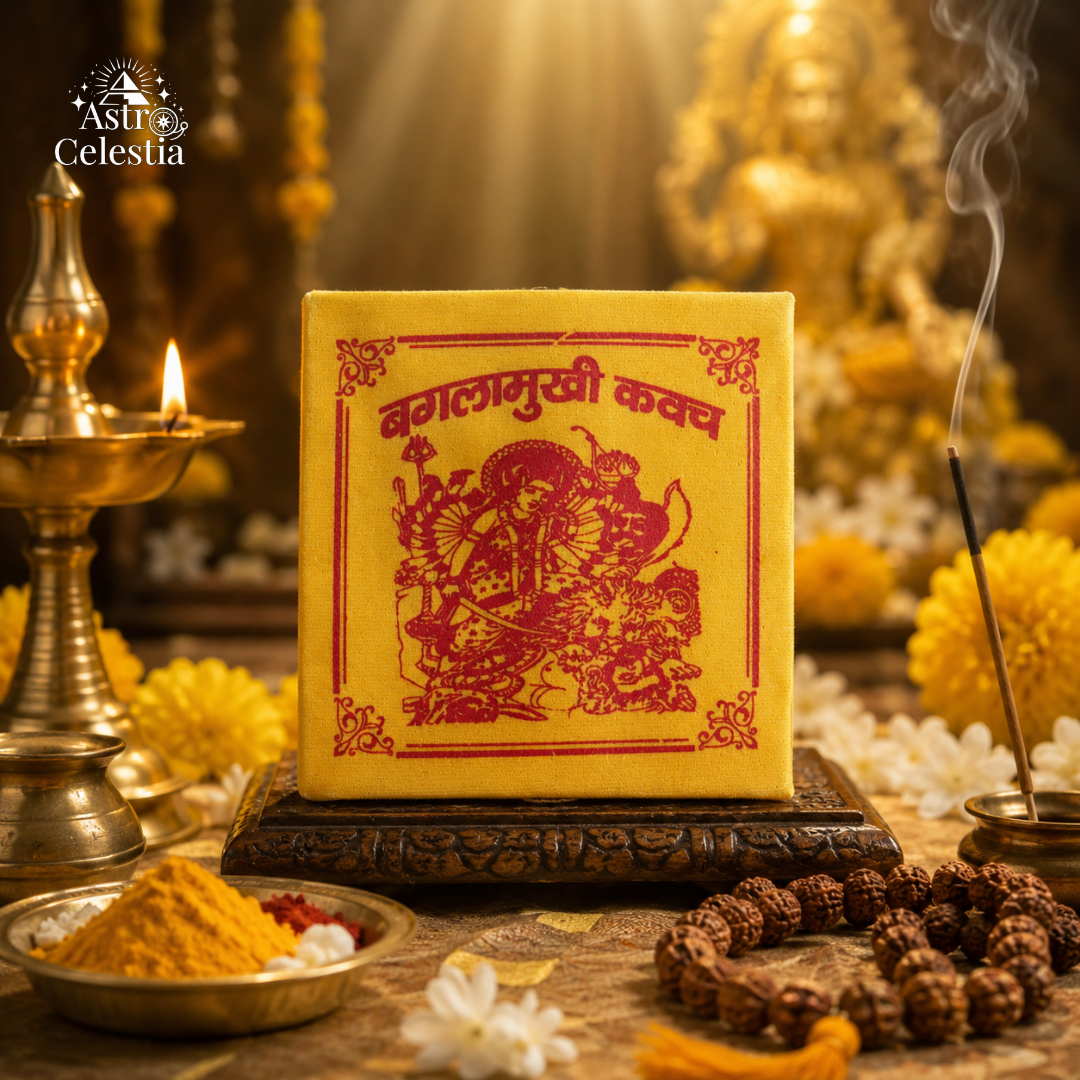 Siddha Baglamukhi Kavach/Yantra for Goddess Baglamukhi Pujan