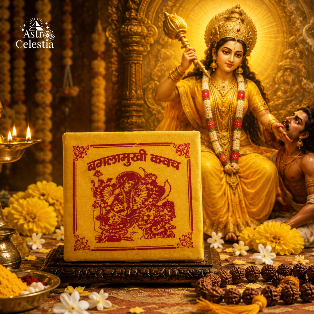 Siddha Baglamukhi Kavach/Yantra for Goddess Baglamukhi Pujan