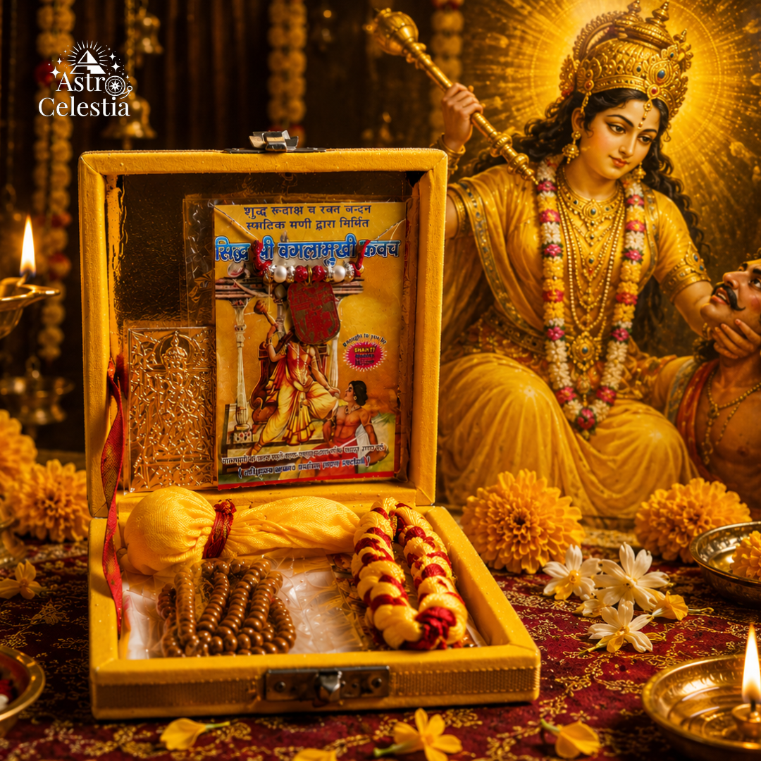 Siddha Baglamukhi Kavach/Yantra for Goddess Baglamukhi Pujan