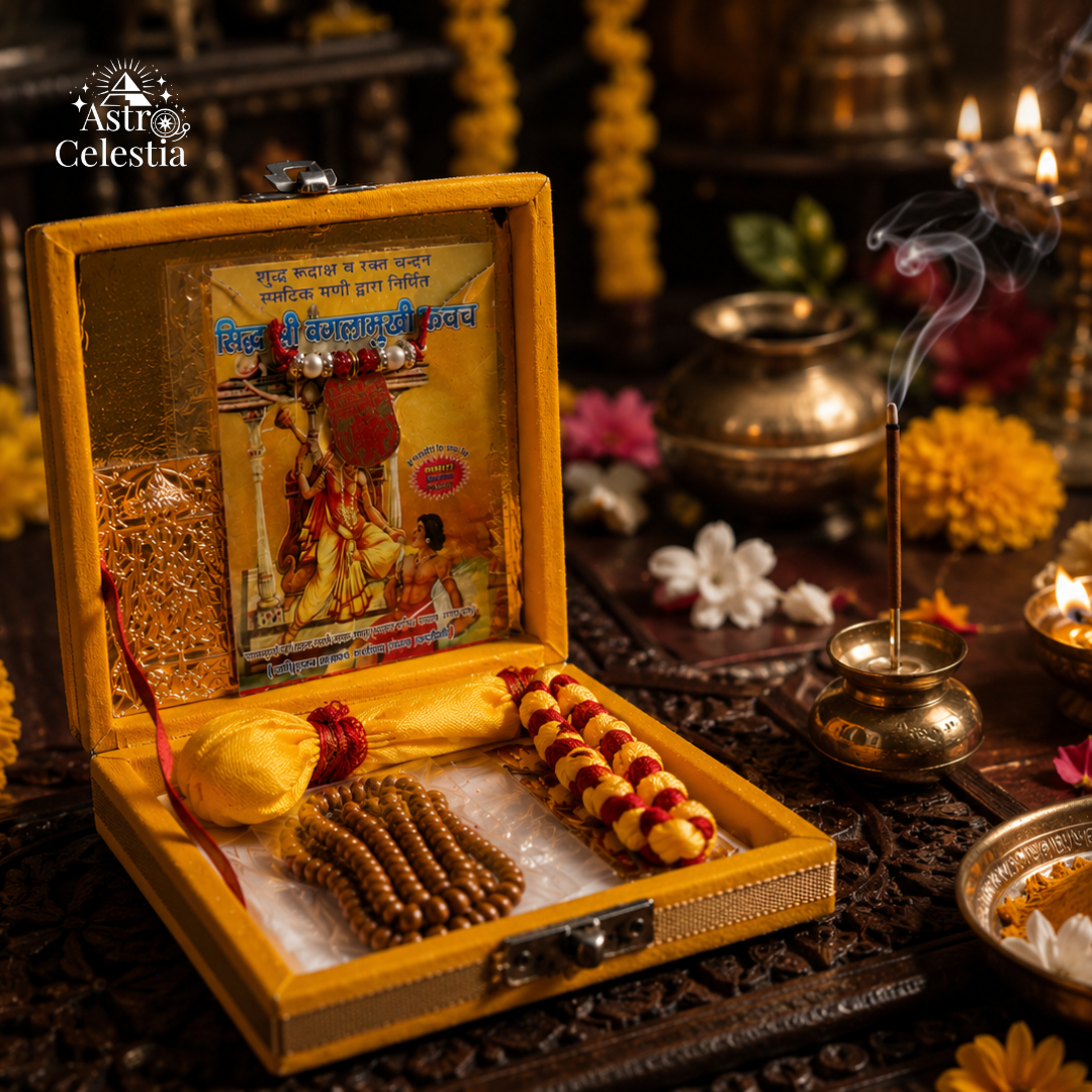 Siddha Baglamukhi Kavach/Yantra for Goddess Baglamukhi Pujan