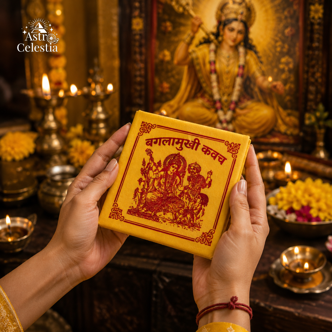 Siddha Baglamukhi Kavach/Yantra for Goddess Baglamukhi Pujan