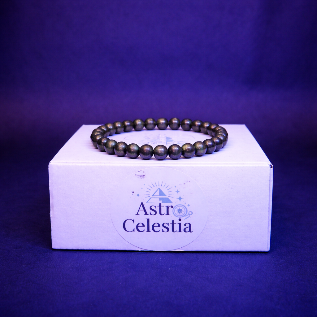 Money Magnet Pyrite Natural Stone Bracelet