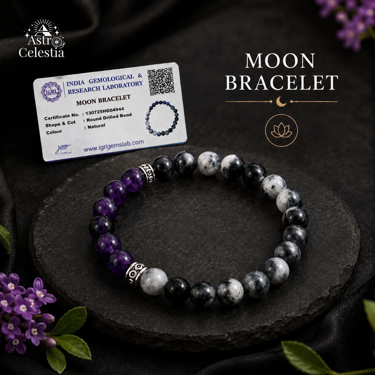 Divine Moon Bracelet for Inner Peace