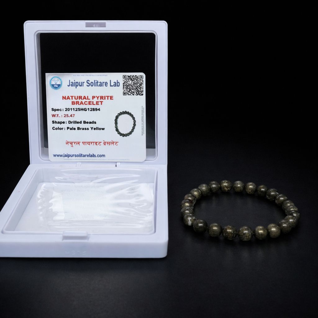 Money Magnet Pyrite Natural Stone Bracelet