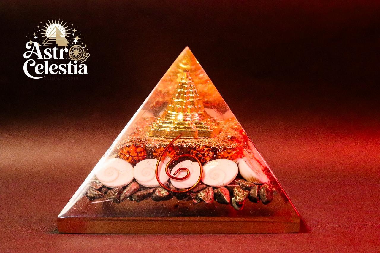 Money Attraction Pyrite Pyramid