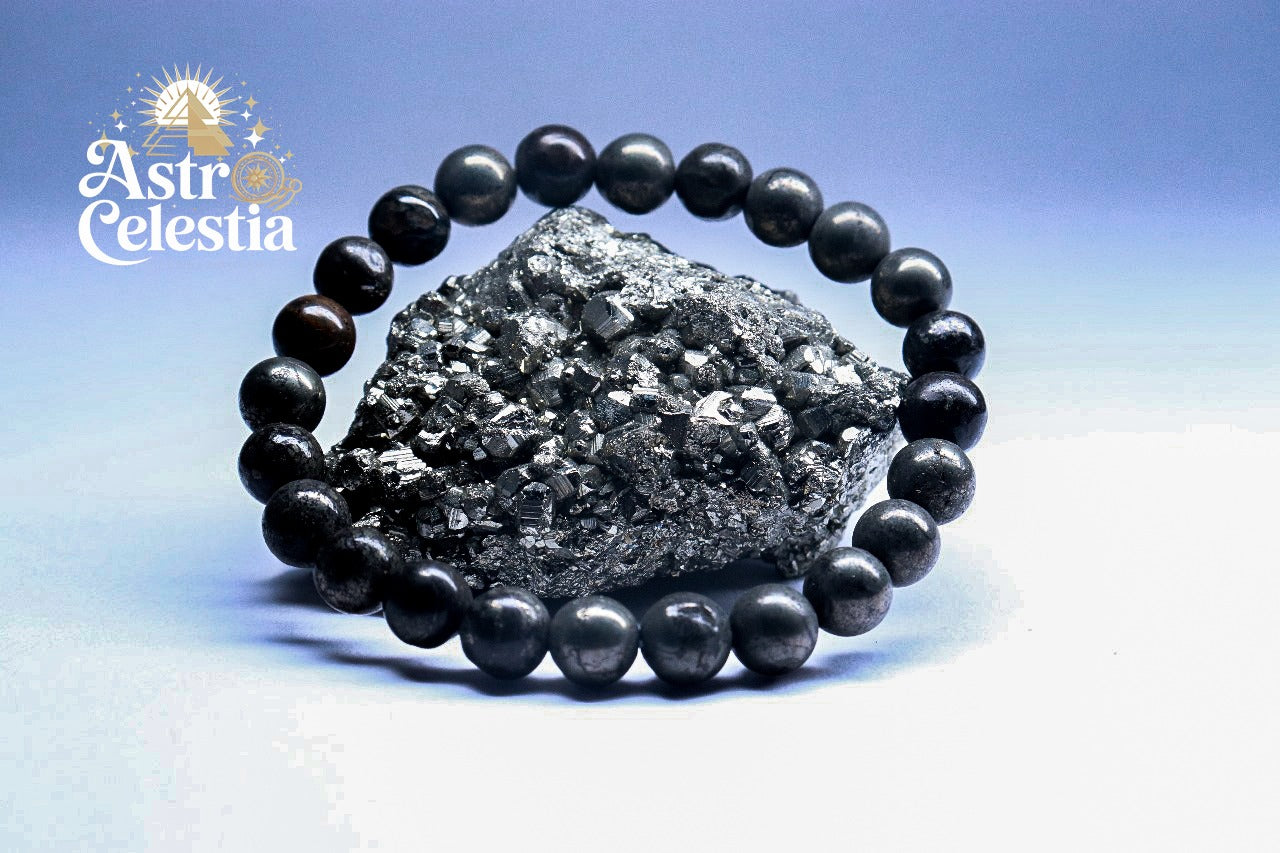 Money Magnet Pyrite Natural Stone Bracelet