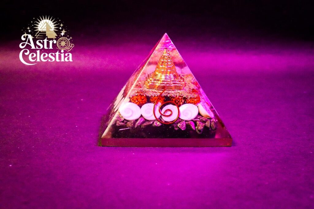 Money Attraction Pyrite Pyramid