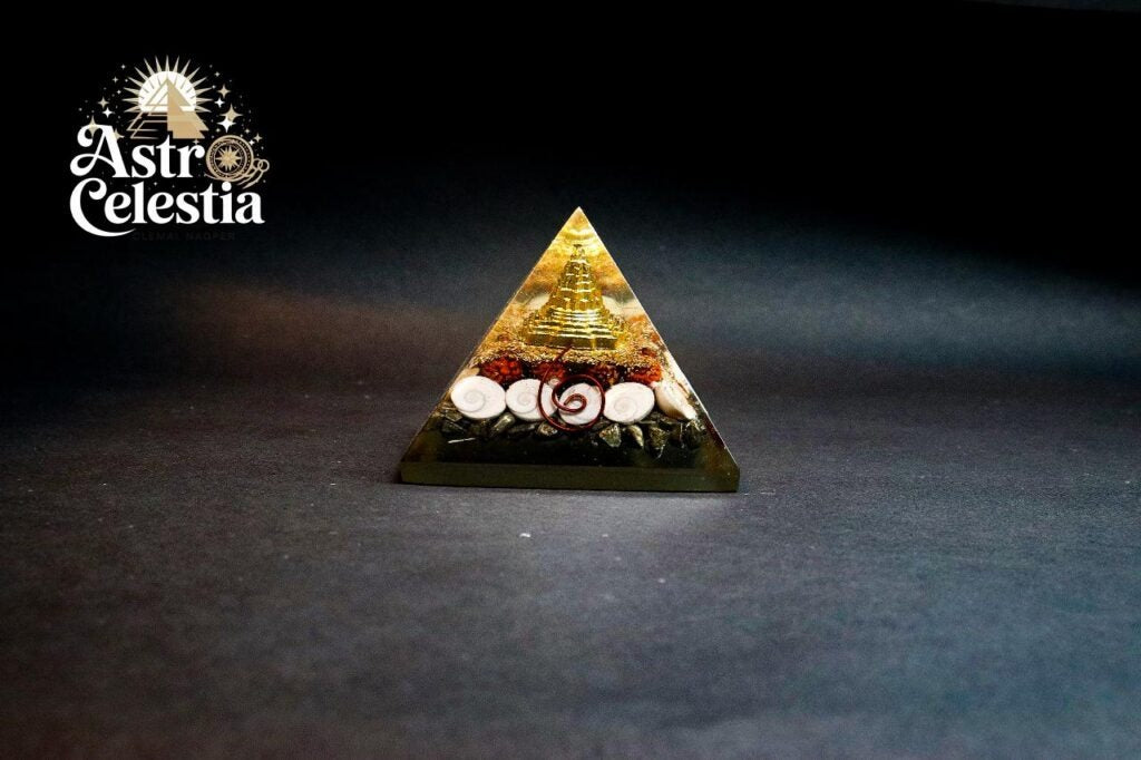 Money Attraction Pyrite Pyramid
