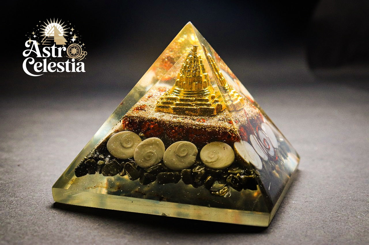 Money Attraction Pyrite Pyramid